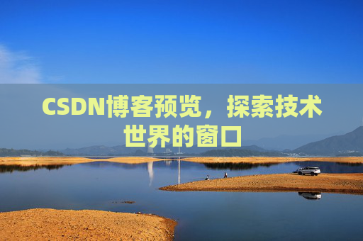 CSDN博客预览，探索技术世界的窗口